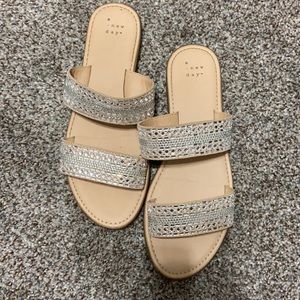 Gemmed Sandals